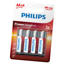 Philips Alkaline AA of AAA batterijen